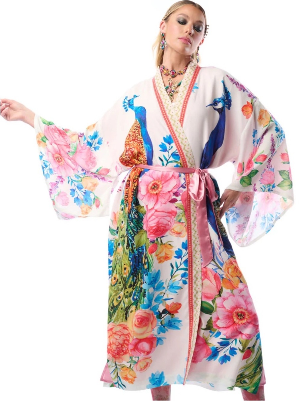 ¿New Stock 2026 CAratta White
Blossom Kimono Robe
$198 $269